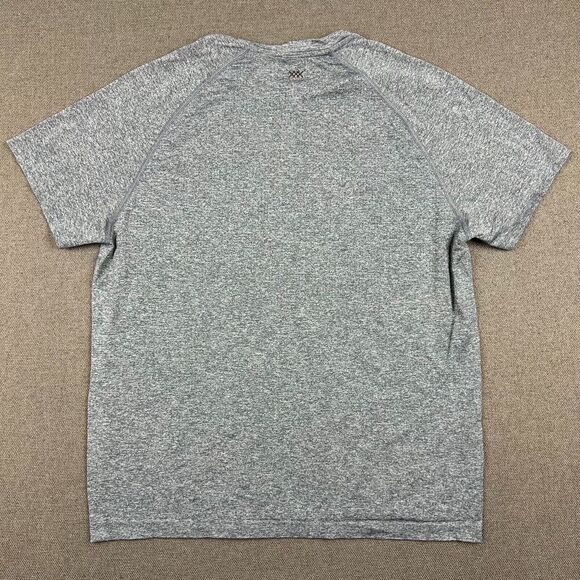 Rhone Shirt Mens Medium Blue Gray Tech Short Sleeve Active Casual Training Tee - Picture 3 of 6